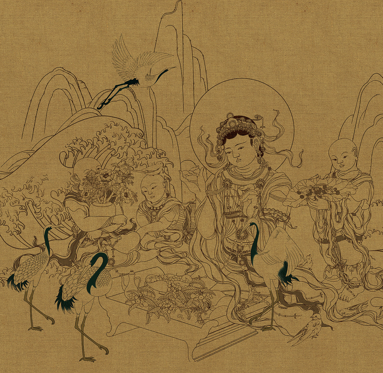 四季神|插画|艺术插画|桔墨 - 原创作品 - 站酷 (zcool)