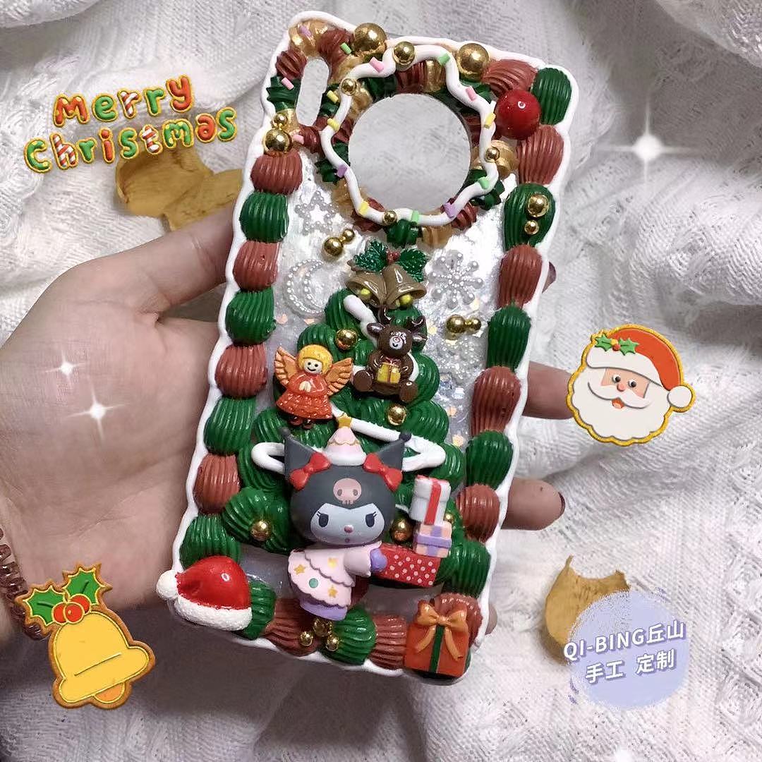 圣诞限定奶油胶手机壳