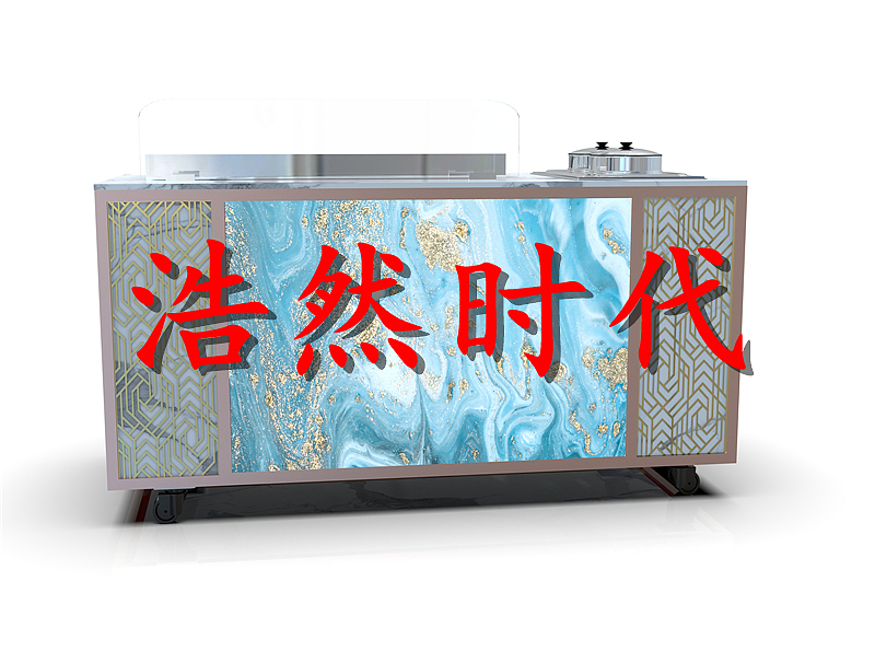 大理石移动布菲台定制
