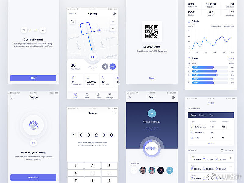 健身app（图ZMTkzMjkxNzAw） - APP界面 - 站酷设计师花生豆子原创素材 - 站酷ZCOOL