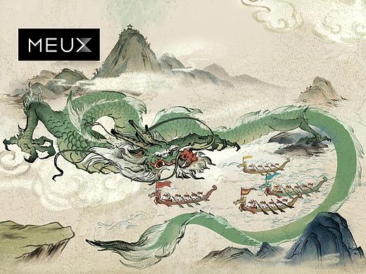 百度百科传统节日词条系列插画