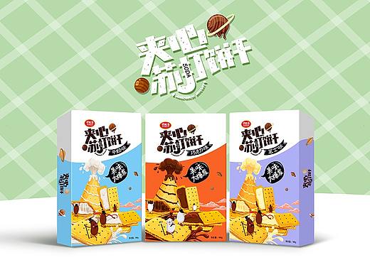 夹心苏打饼干包装
