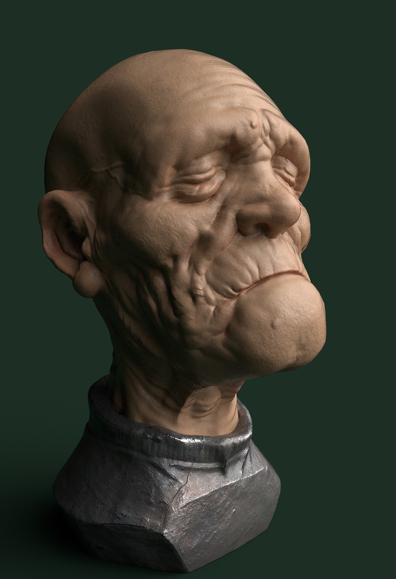 【ZBrush】雕刻（图ZMjUwNDU3NTky） - 人物/生物 - 站酷设计师Troutt原创素材 - 站酷ZCOOL