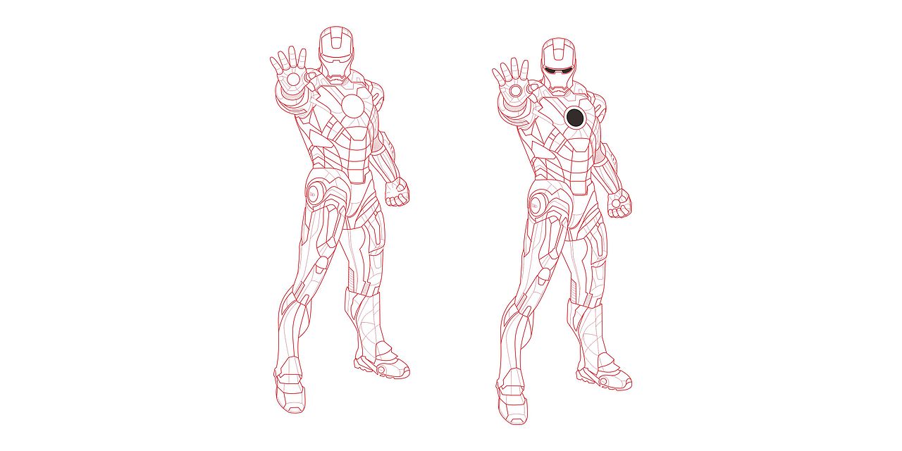 Iron Man 鋼鐵俠（圖ZODUwMzM1MDg=） - 其他動漫 - 站酷設(shè)計師NiUONG原創(chuàng)素材 - 站酷ZCOOL