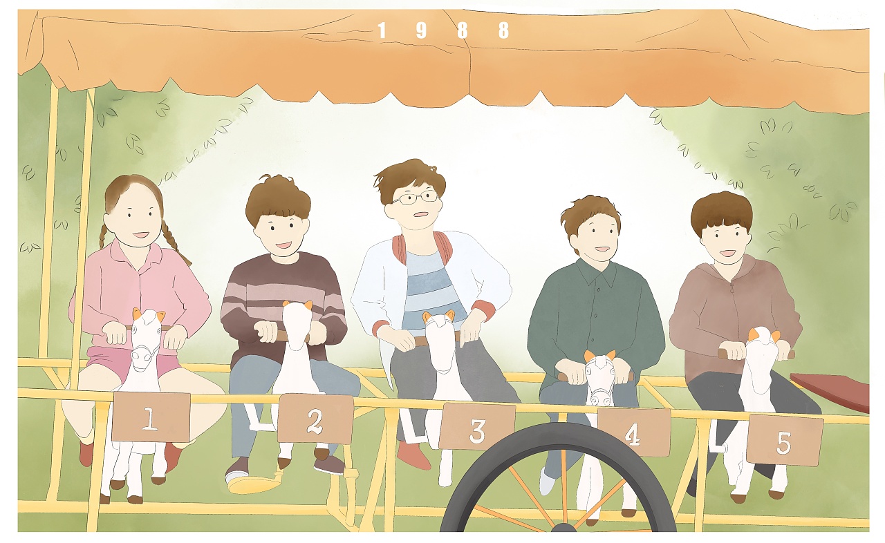 请回答1988(一)|插画|艺术插画|是芝芝芝士呀 - 原创作品 - 站酷