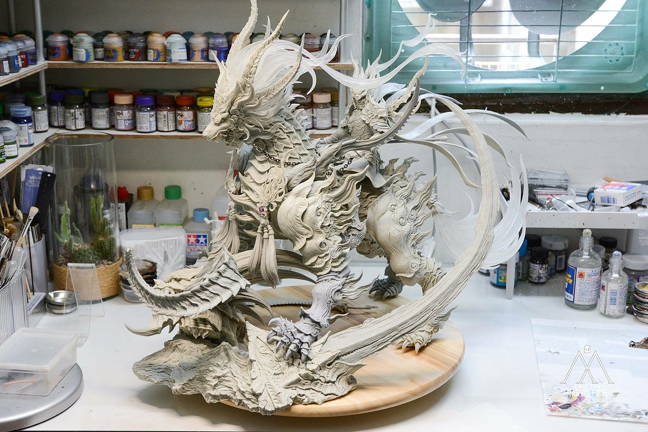 台湾原型师PKking《九天衡》系列作品——中宫·麒麟