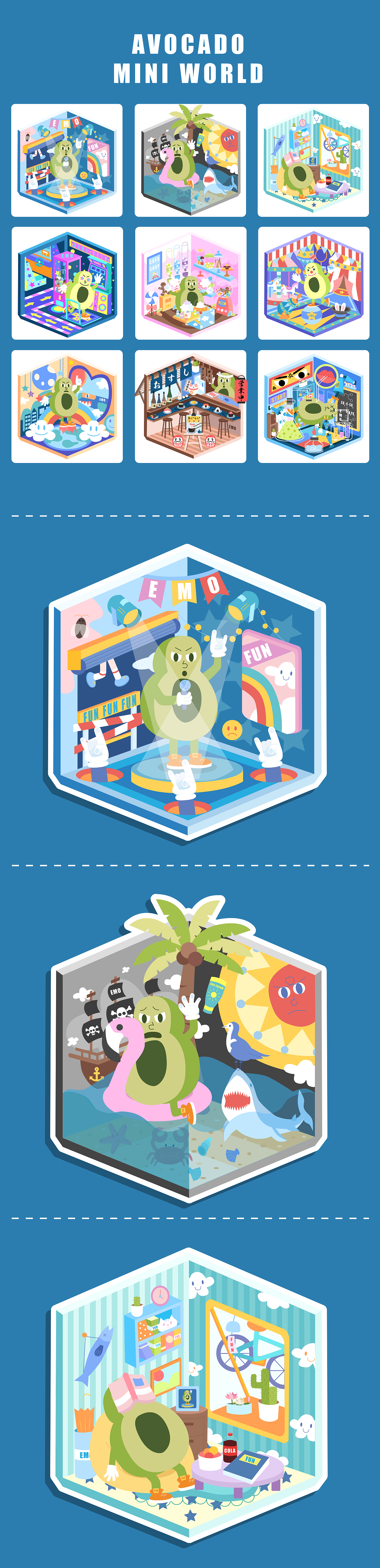 【AVOCADO MINI WORLD】牛油果的小世界