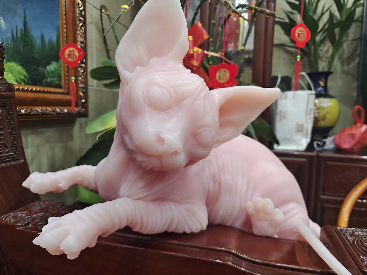 硅胶猫 超大