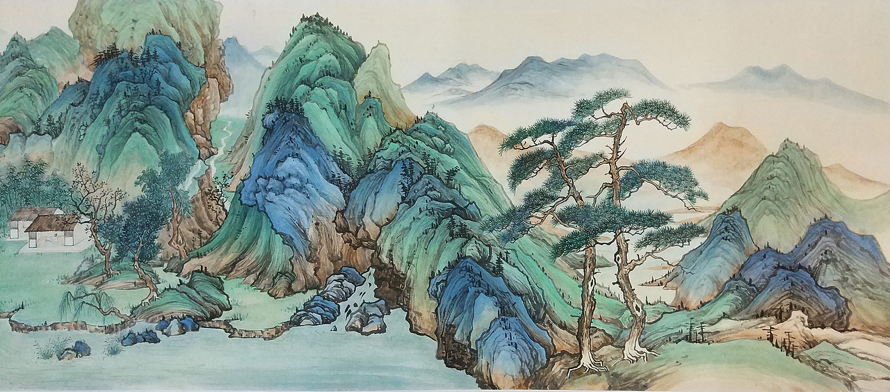 青绿山水