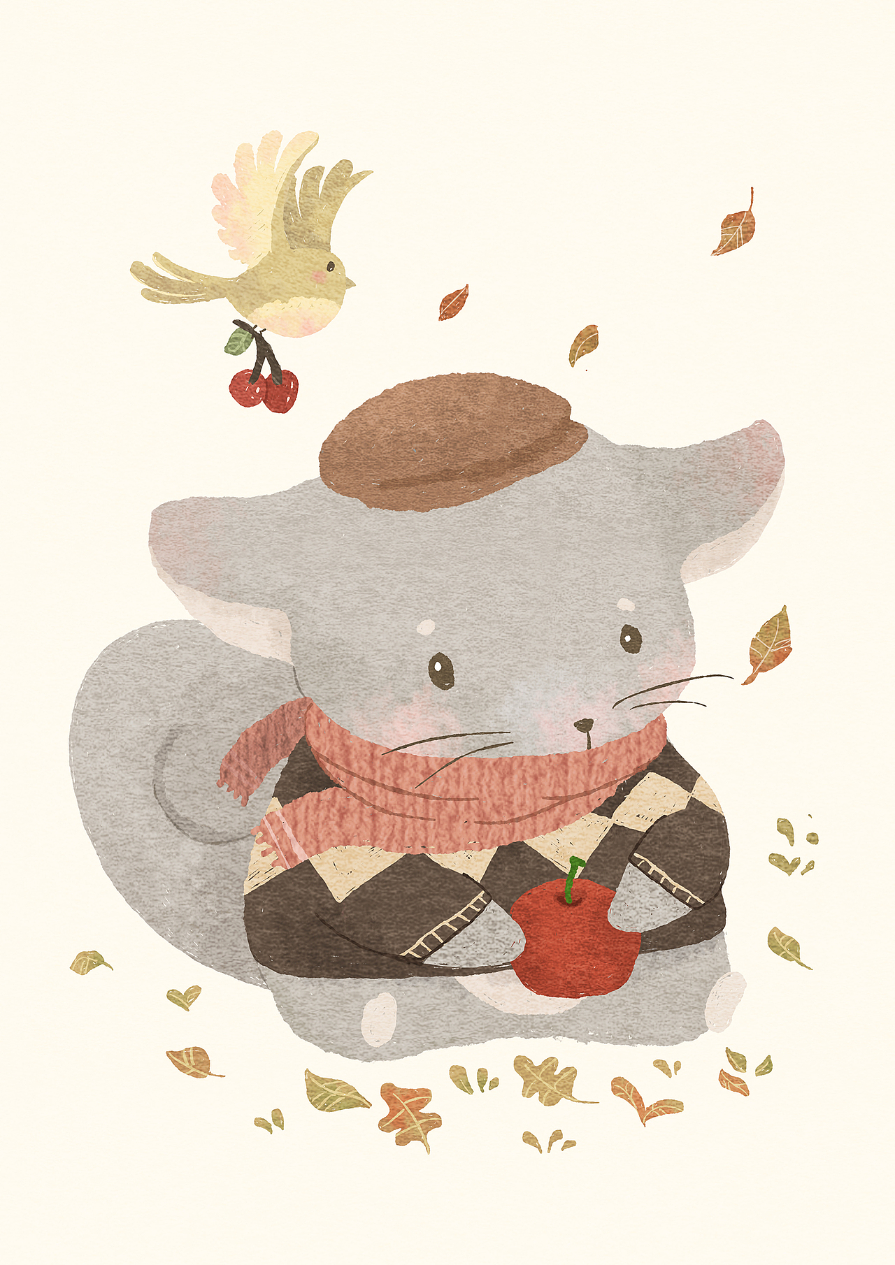 上海日月光商场秘密花园活动相关插画