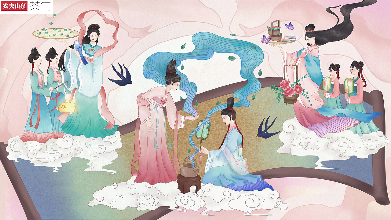 茶π的美好世界:画中仙--春茶宴