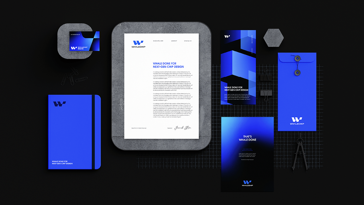 鯨链科技 Whalechip | Brand Identity Design(图ZMzQ1MDk4Mjg4) - 品牌 - 站酷设计师李宜轩原创素材 - 站酷ZCOOL