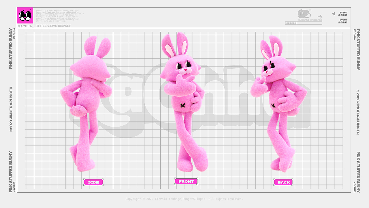 IP角色设计 I 卡恰兔Kachha！（图ZMzM0Mjk4MDE2） - 人物/生物 - 站酷设计师翡翠大白菜原创素材 - 站酷ZCOOL