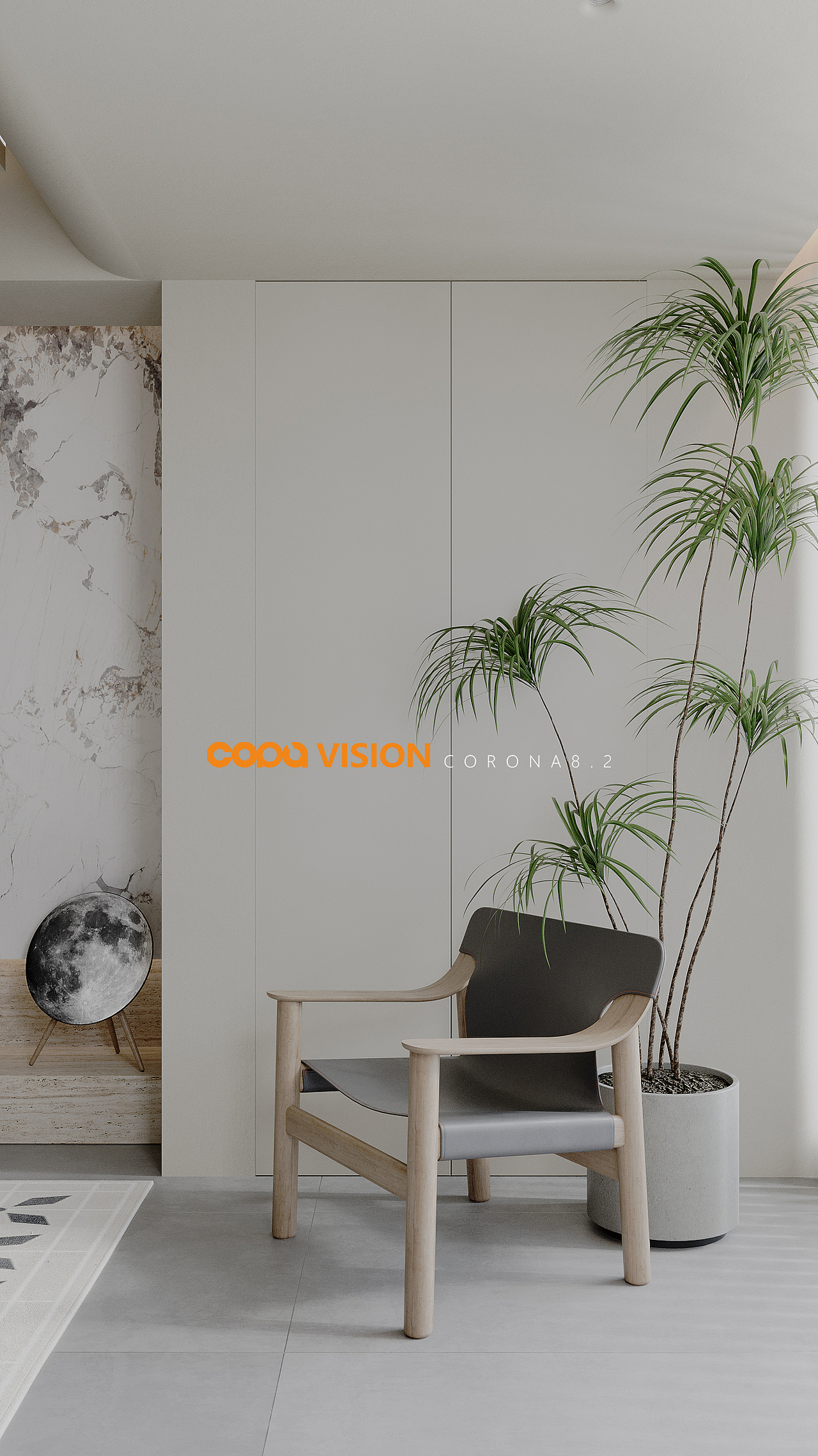 CR渲染-奶油风(同样的设计不同的调调)