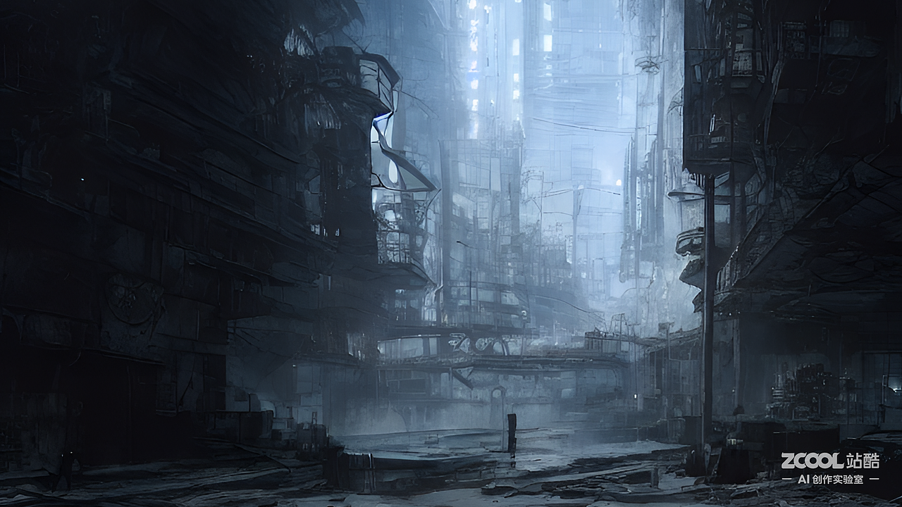 #AI创作实验室#核战废墟