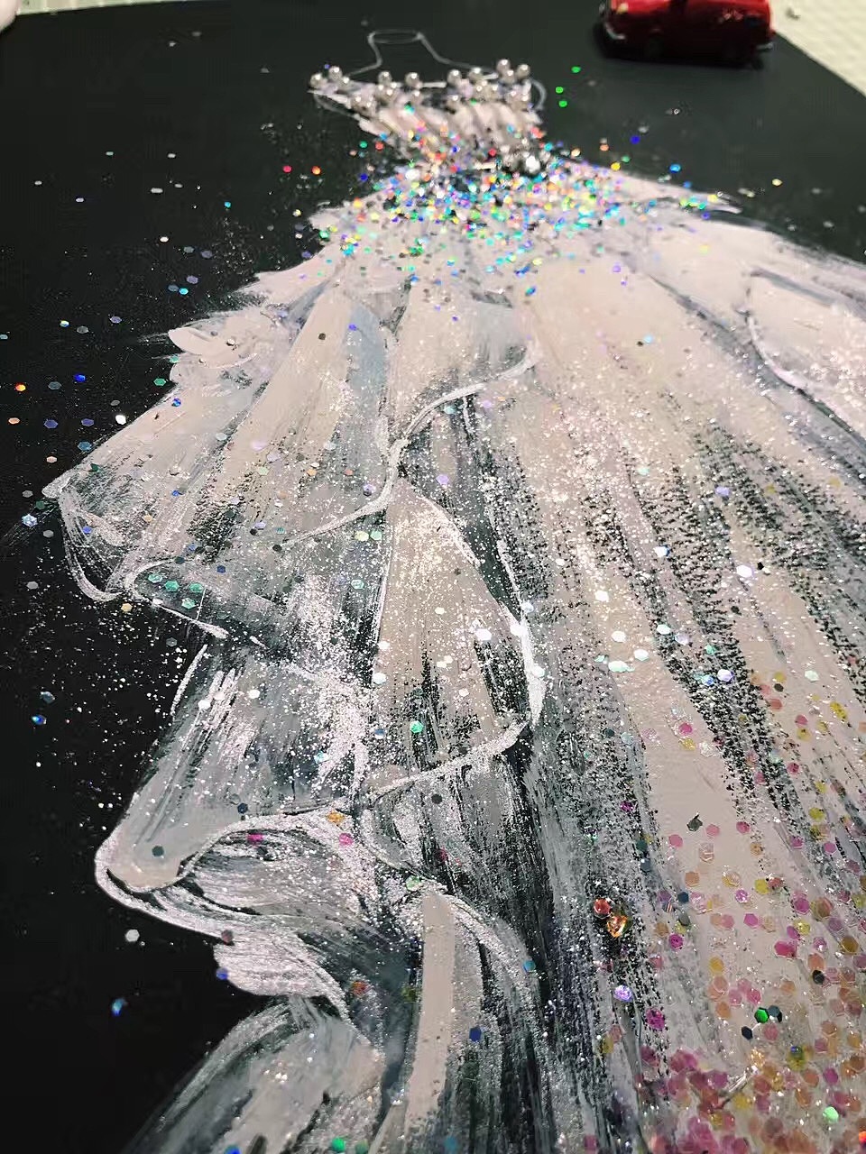 創(chuàng)意時裝畫《夢的嫁衣》（圖ZMjk3NTU5Mjc2） - 正裝/禮服 - 站酷設(shè)計(jì)師馬倩MaQian原創(chuàng)素材 - 站酷ZCOOL