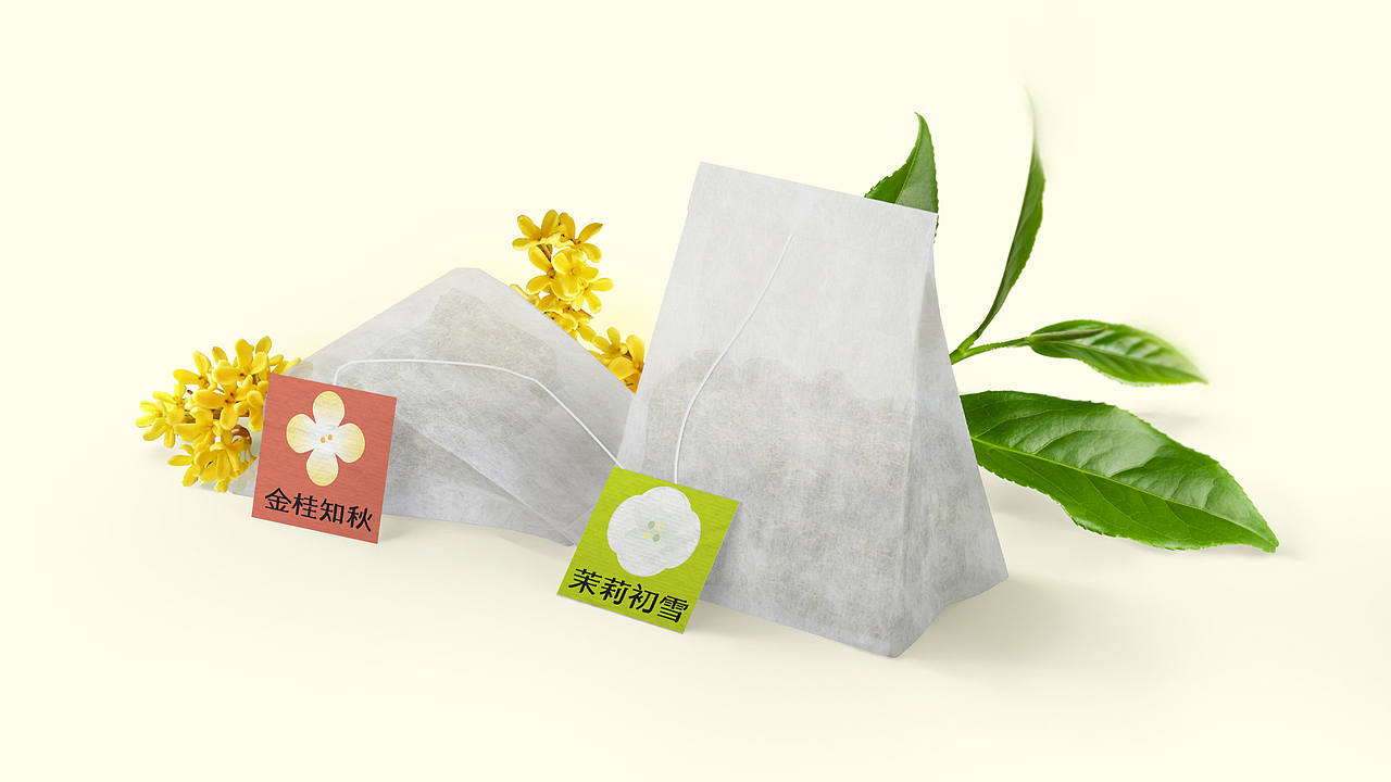 【不醒茶】袋装花茶饮品品牌包装设计