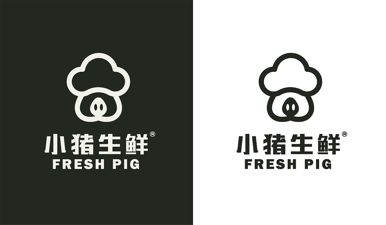 小猪生鲜品牌设计提案（图ZMzM3MDA4OTUy） - 品牌 - 站酷设计师菜花蟒蛇原创素材 - 站酷ZCOOL
