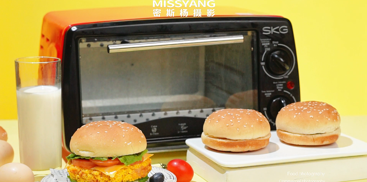 汉堡胚视频|美食摄影|电商速食美食拍摄|×郑州密斯杨