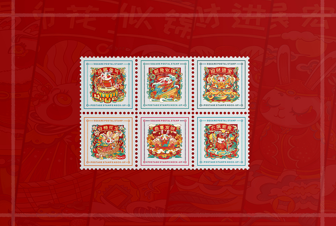 吉祥兔迎春系列