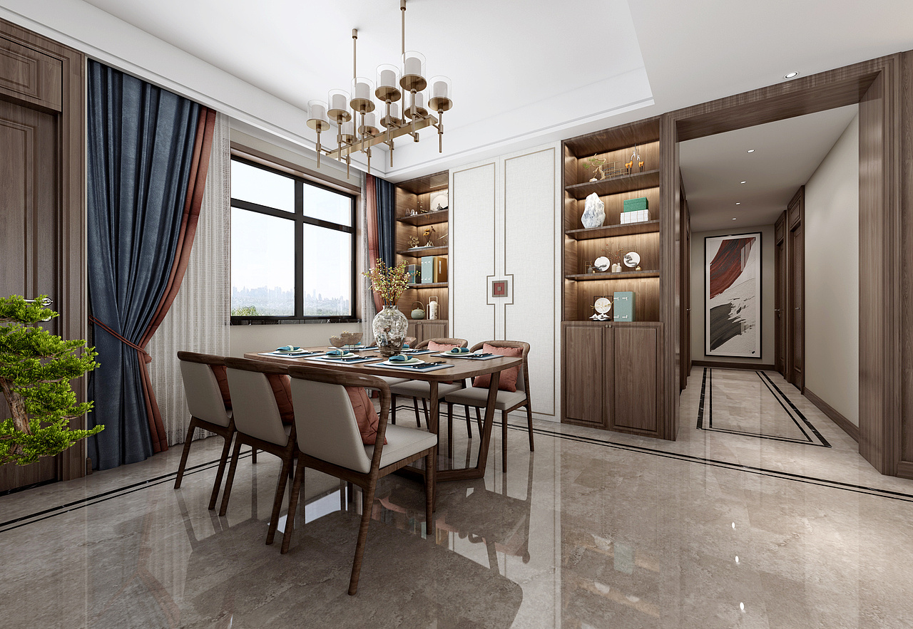 新中式,凝练了儒雅禅意的东方情韵