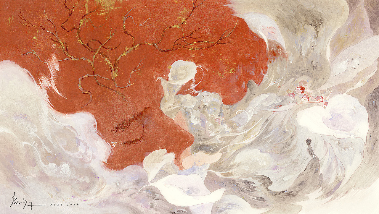 一日清晨（图ZMzQ4MDU4NzMy） - 商业插画 - 站酷设计师鹿夕子原创素材 - 站酷ZCOOL