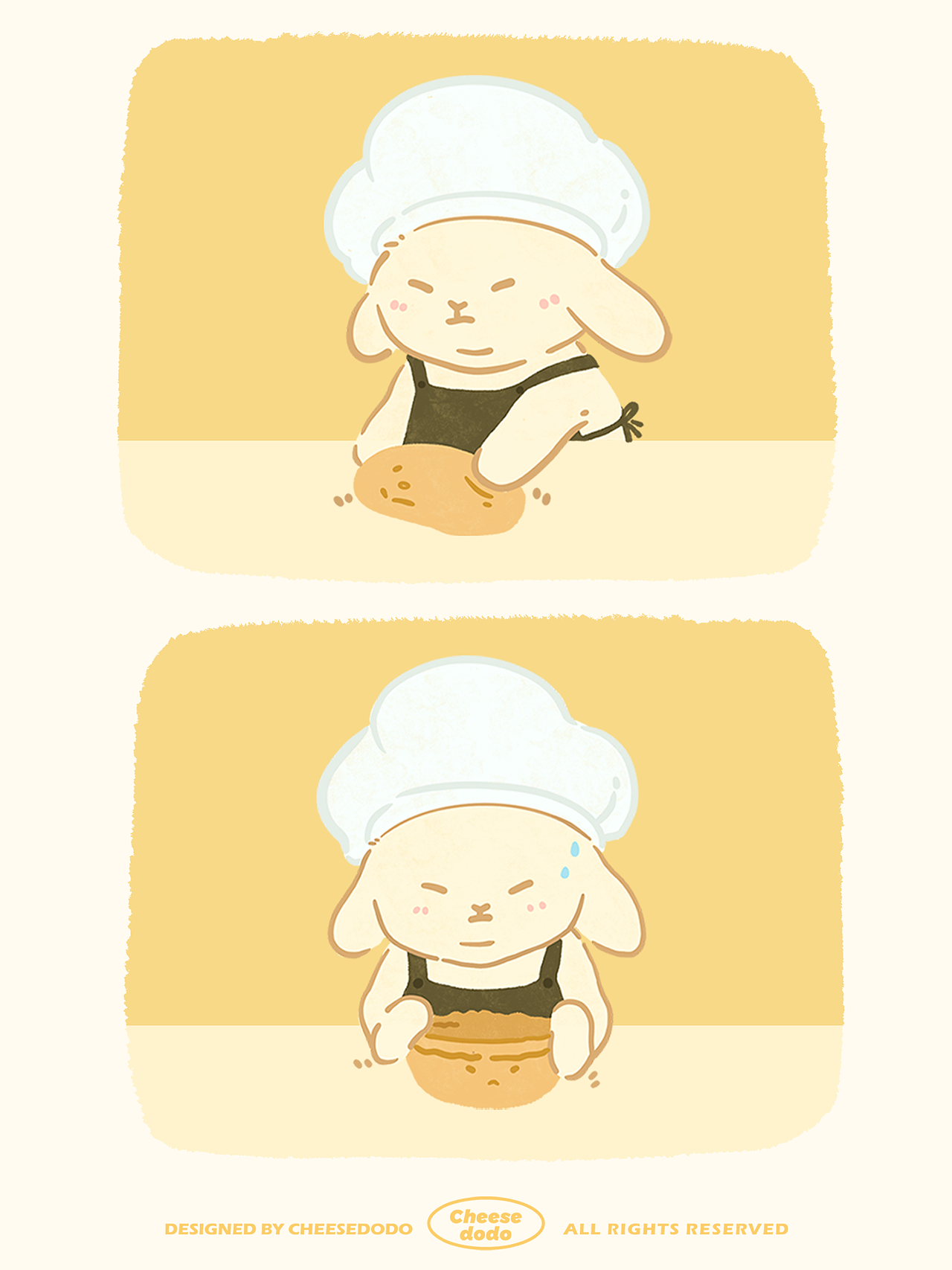 Cheebi的美食日记｜外酥里嫩的蛋挞！（图ZMzM1ODczMTk2） - 商业插画 - 站酷设计师GOODDAY_原创素材 - 站酷ZCOOL