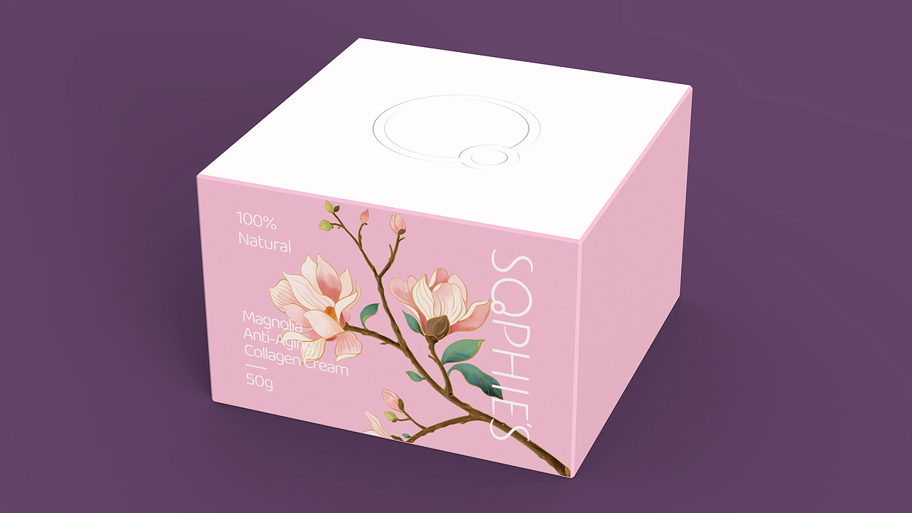 sophie's 护肤品包装设计 | 原创 插画