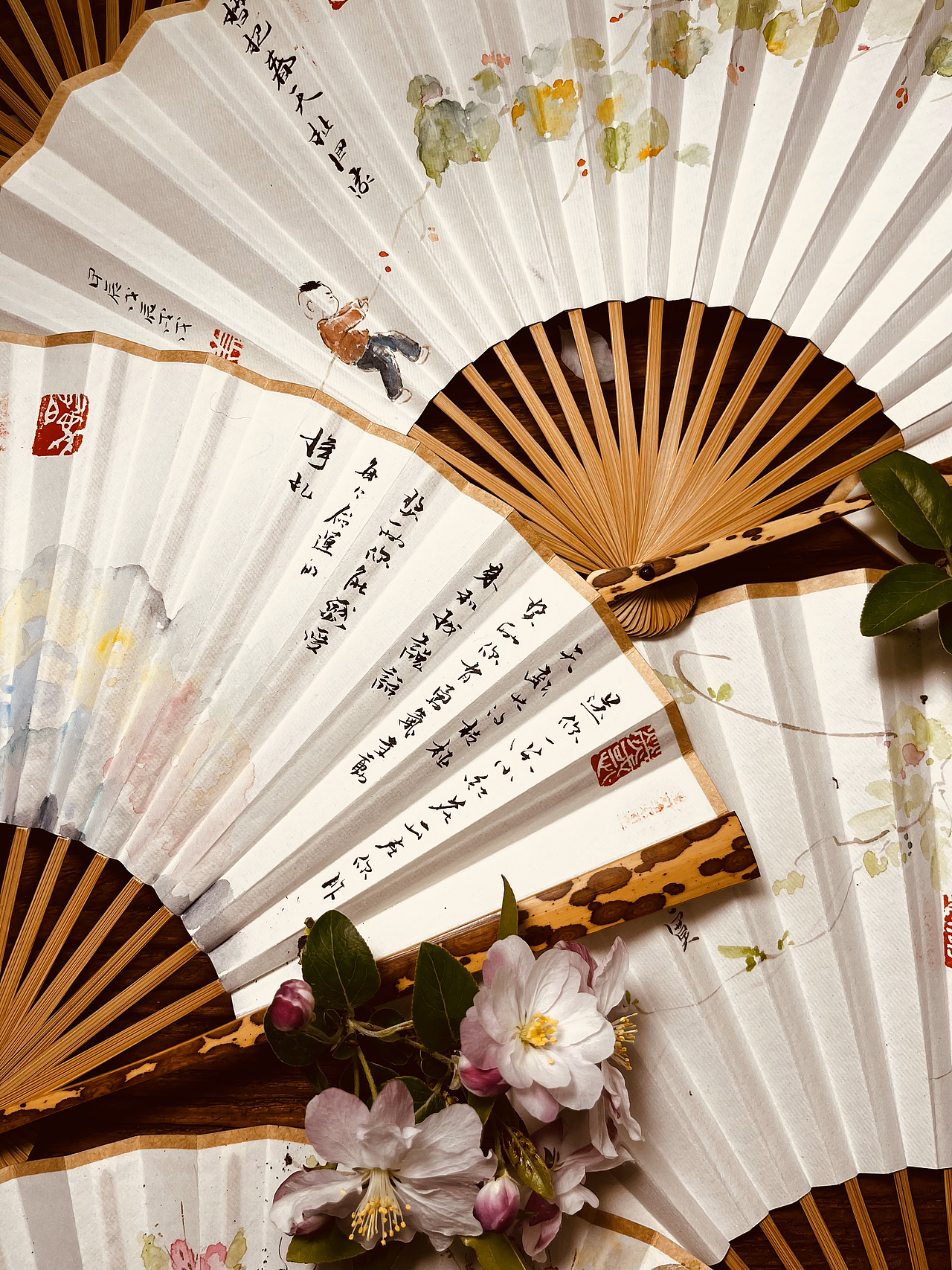 一把小扇（图ZMzcxMDQ4Mjky） - 绘画 - 站酷设计师甲辰小夏原创素材 - 站酷ZCOOL
