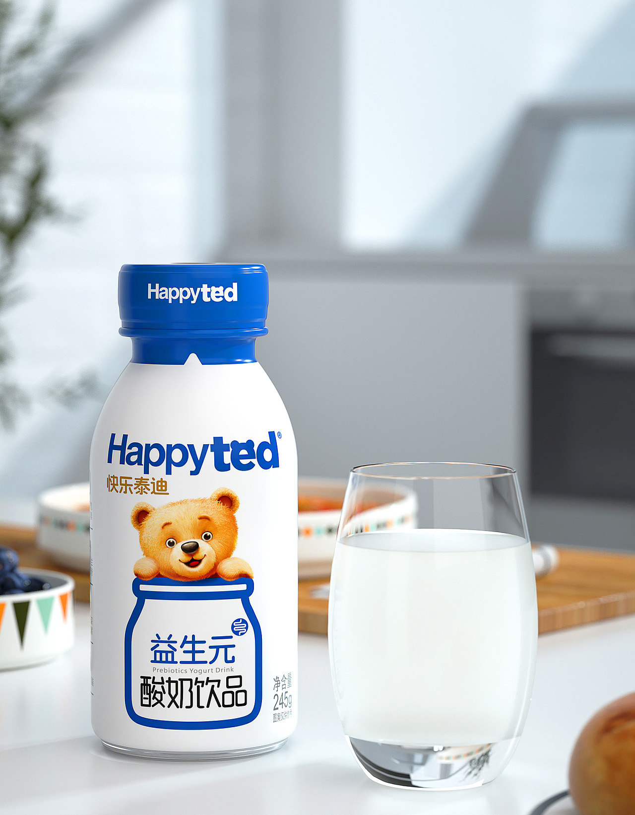 快乐泰迪×长江丨以IP形象破局,撬动酸奶新品发展