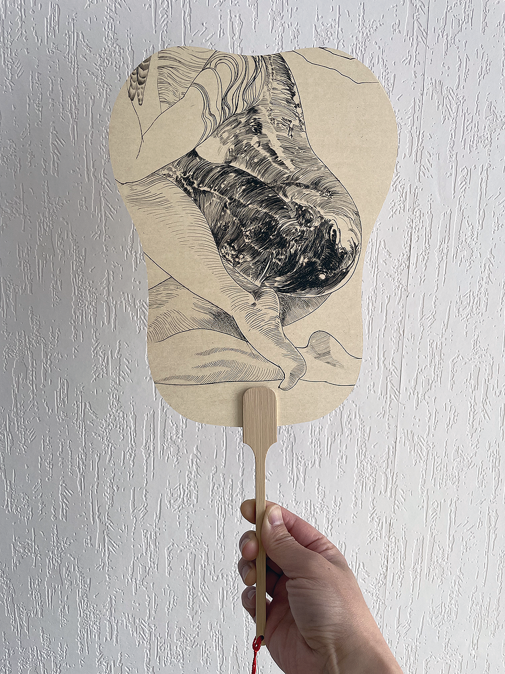 铜版画与扇面的结合（图ZMzA1NjIxNDk2） - 绘画 - 站酷设计师过小龙原创素材 - 站酷ZCOOL