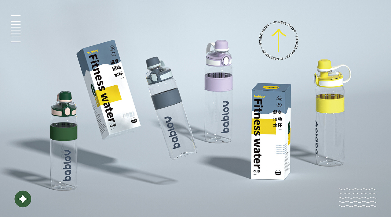 大力 x bablov | 健身水壶（图ZMjk4OTIzOTc2） - 品牌 - 站酷设计师DA力力原创素材 - 站酷ZCOOL
