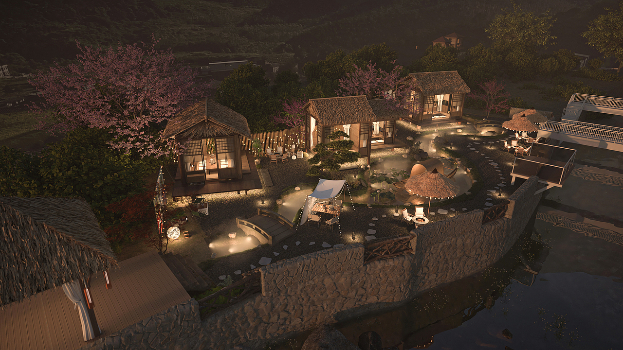 Vray渲染作品┃清澜山居