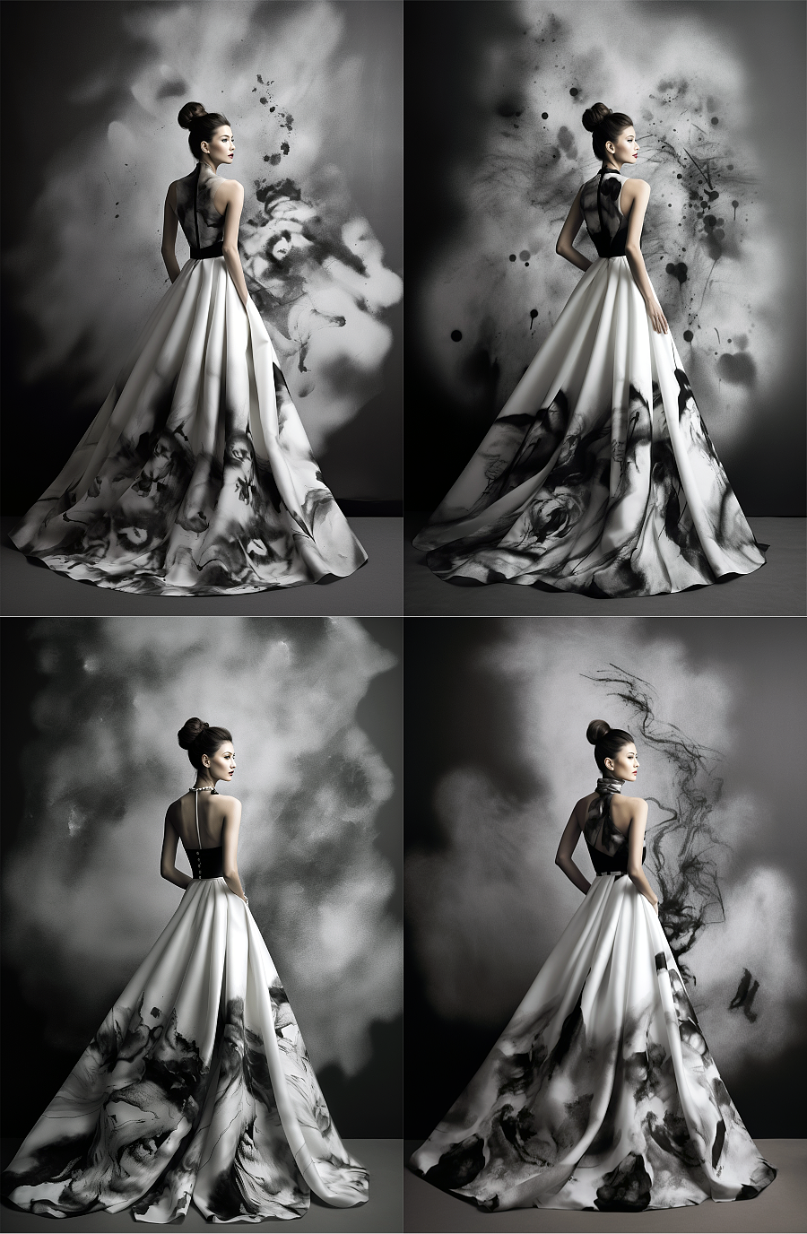 Maxd-水墨裙设计