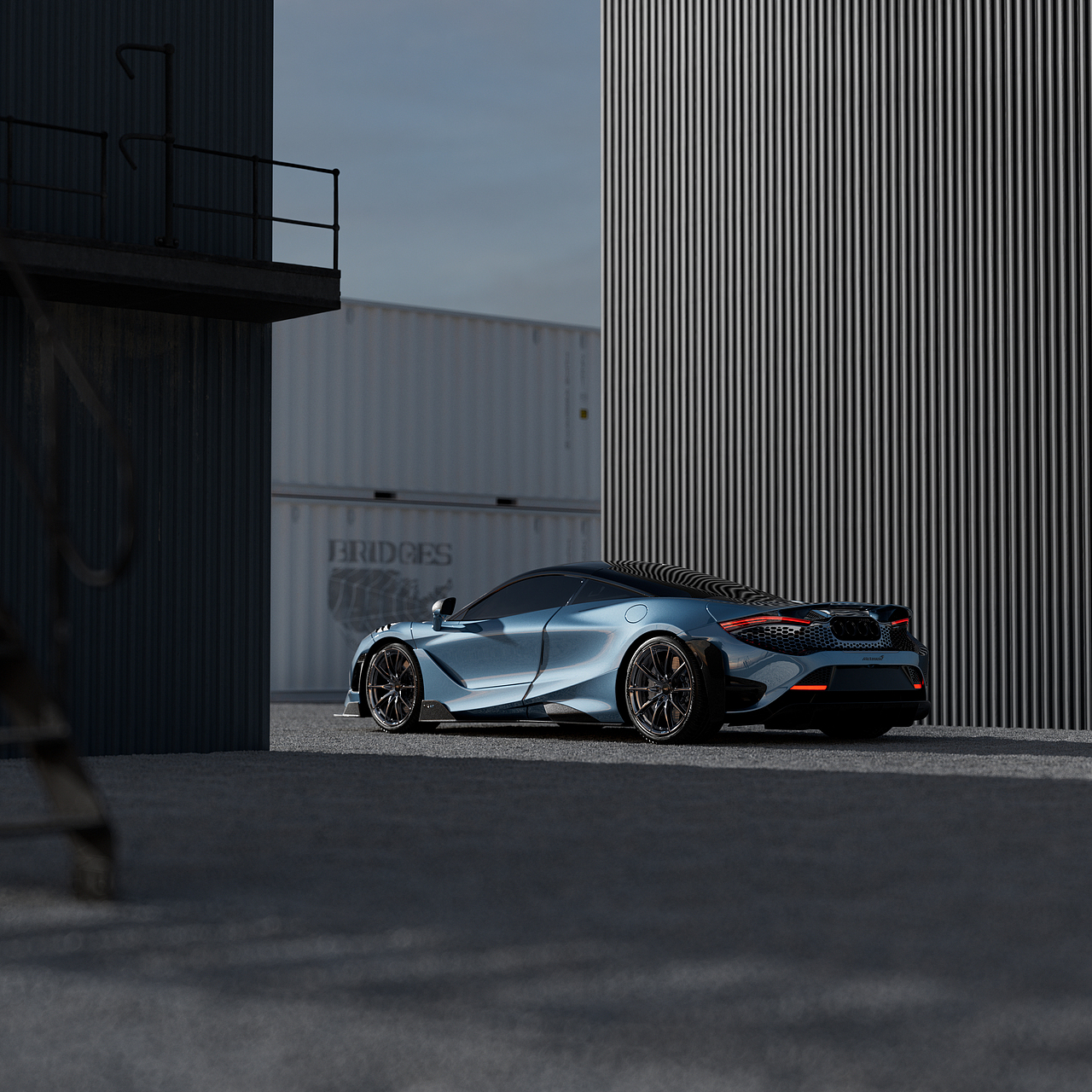 【汽车渲染】McLarenⅡ