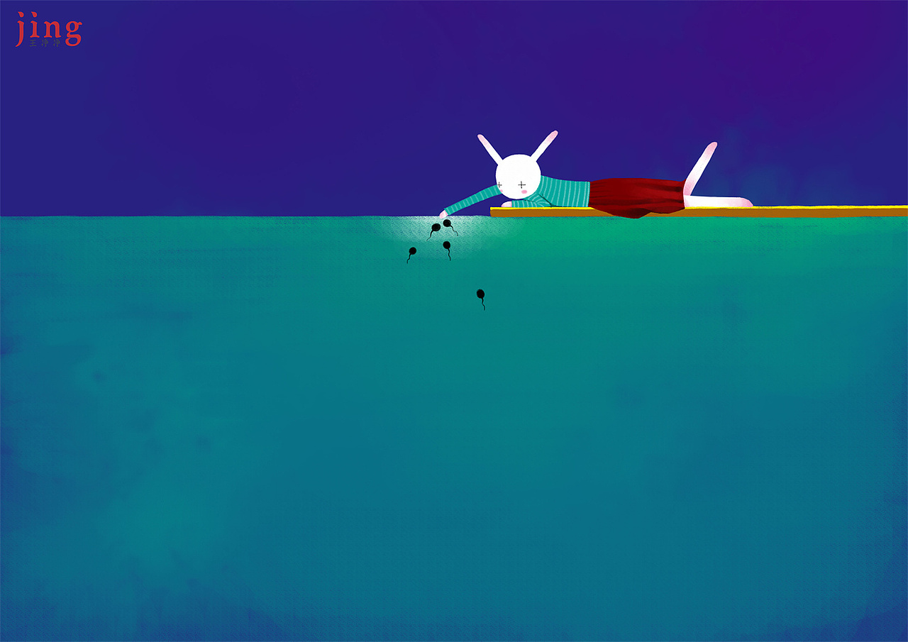 兔年插画合集 60幅艾玩兔横版壁纸插画（图ZMzEzNDI0MzA4） - 儿童插画 - 站酷设计师画儿晴天原创素材 - 站酷ZCOOL