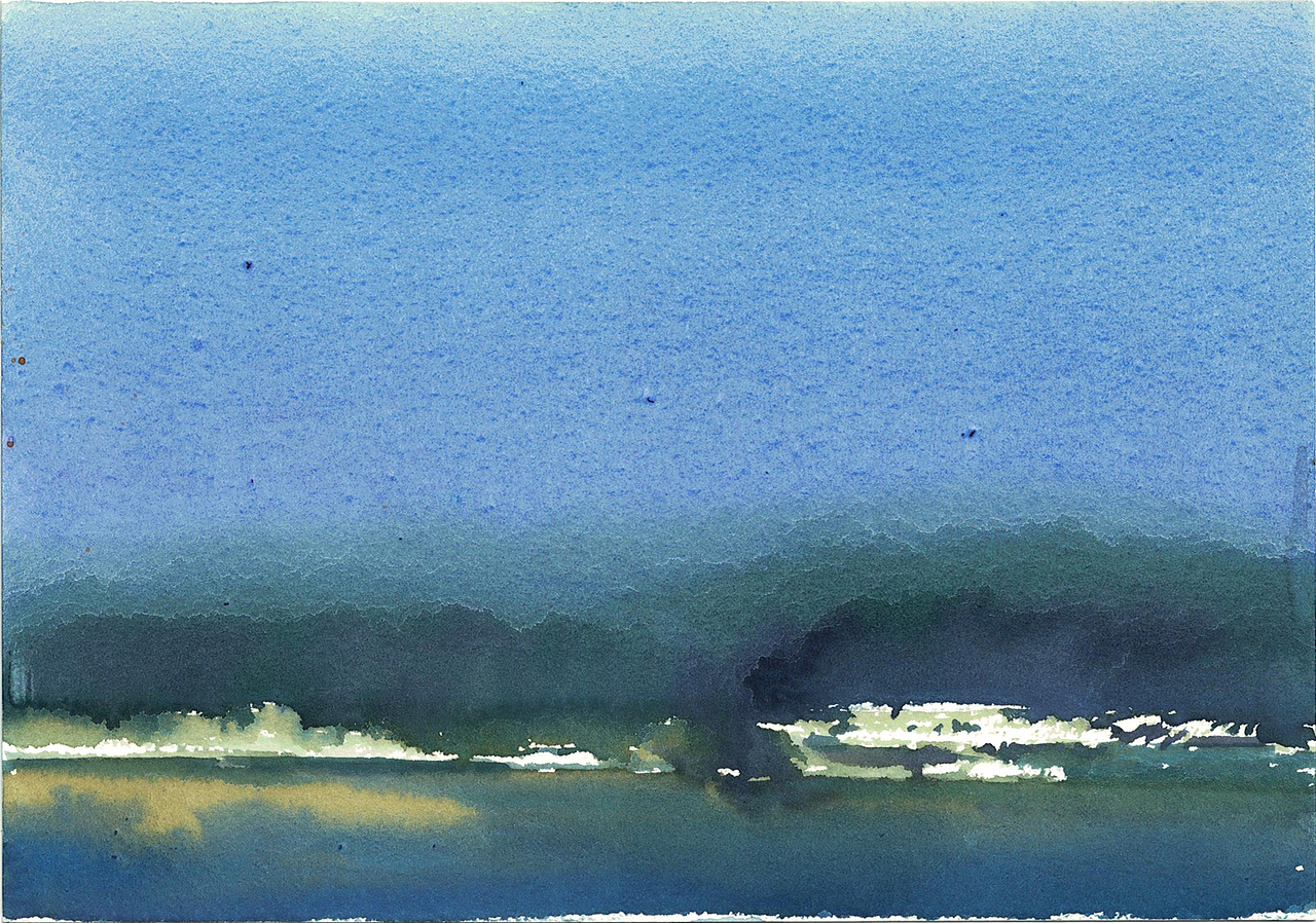 水彩风景——一个小本本的故事(国庆假期里的风景)