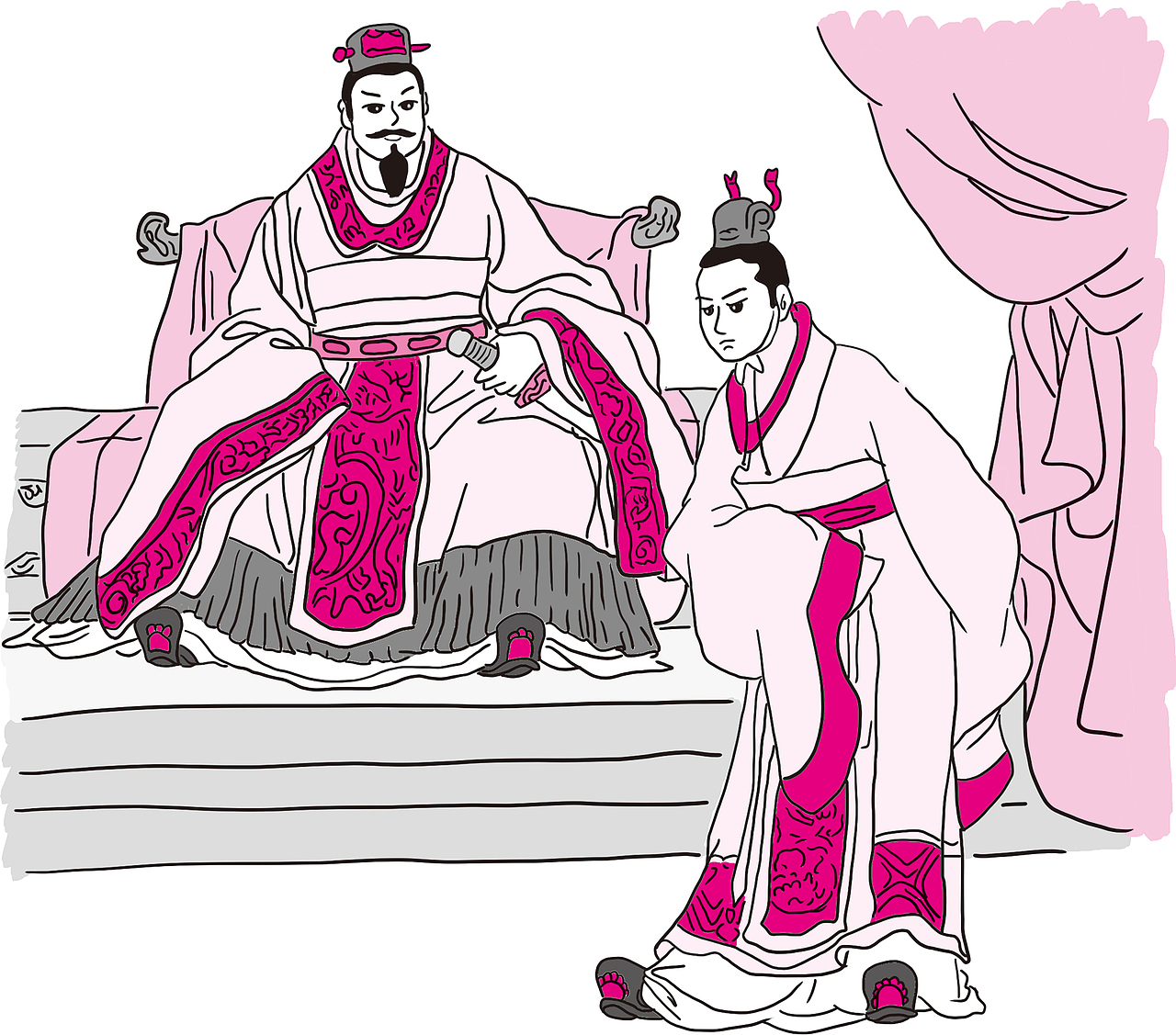 小学德育教材双色插画1（图ZMzM5MjQ5ODMy） - 儿童插画 - 站酷设计师ZPOOG原创素材 - 站酷ZCOOL