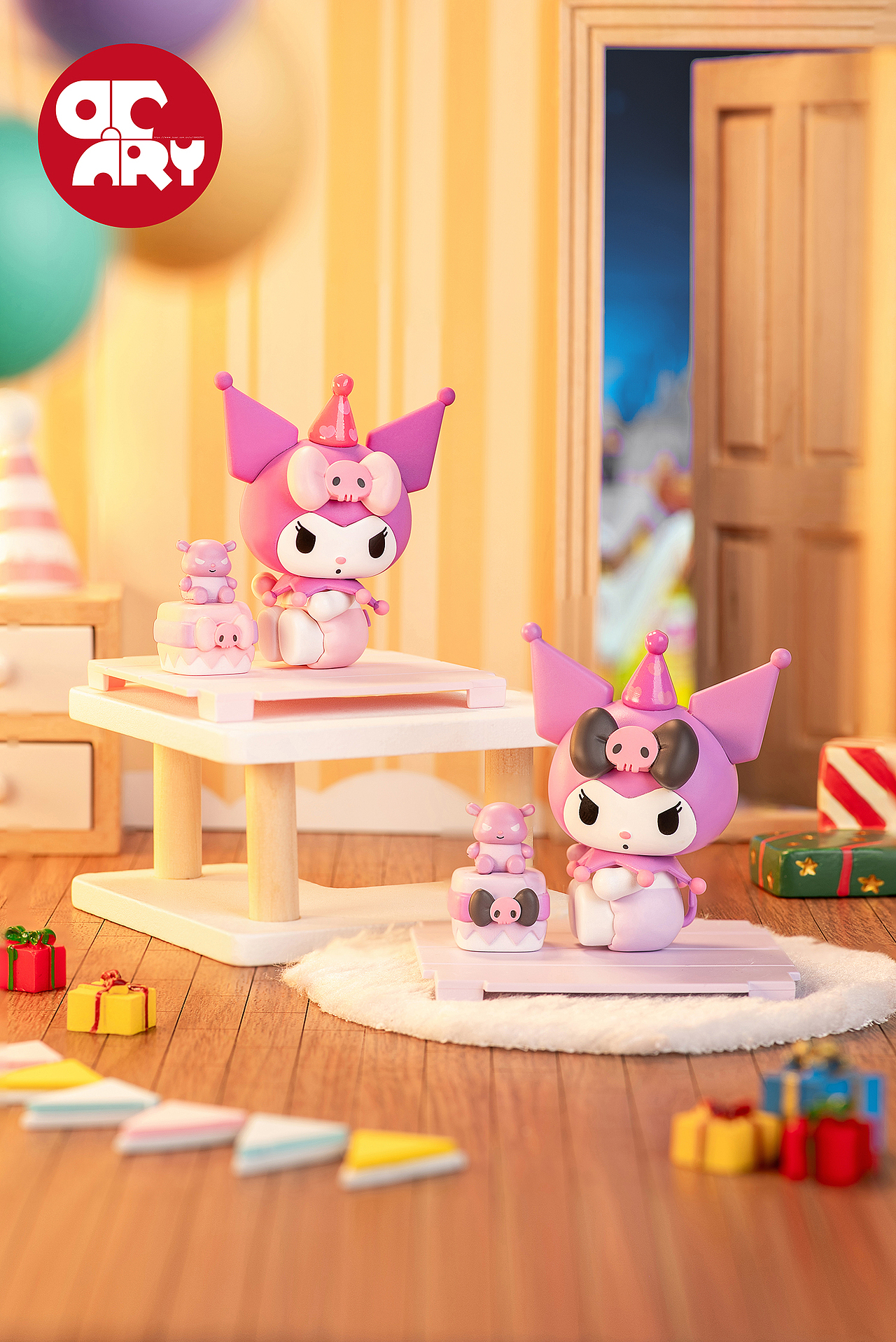 萌趣 三丽鸥欢乐颂系列微盒拍摄