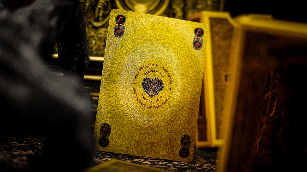 Devildom 恶魔收藏纸牌扑克皮盒木盒套装设计（图ZMzQyMjI0MTgw） - 包装 - 站酷设计师ARK方舟扑克原创素材 - 站酷ZCOOL