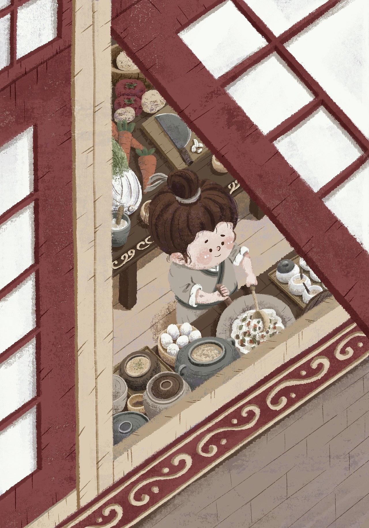 儿童插画 | 神仙妖怪学院