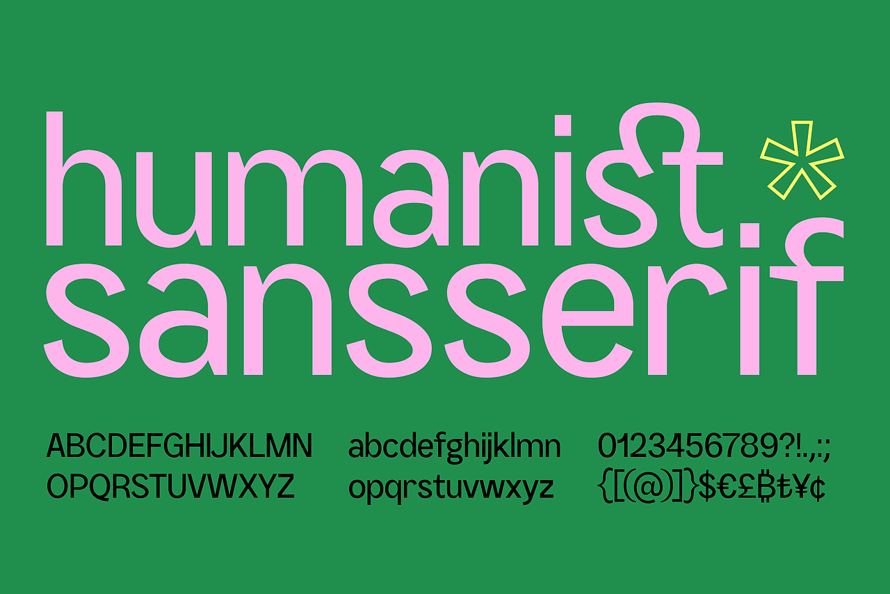 北欧现代时尚文创品牌海报封面标题无衬线英文字体家族