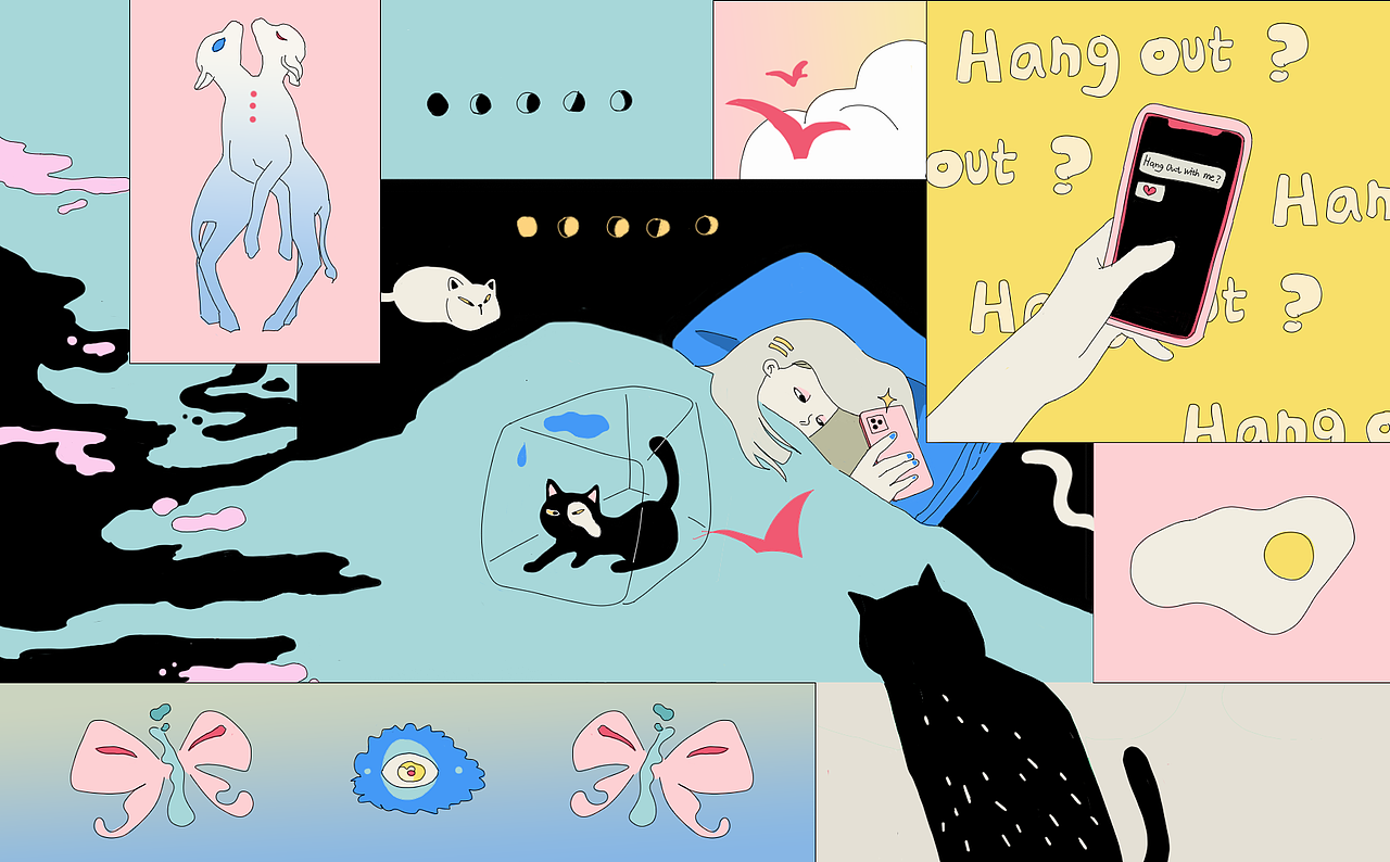 一个关于在普通清晨我在被窝里放弃起来的故事（图ZMzI3ODg1NjI0） - 创作习作 - 站酷设计师睡棉原创素材 - 站酷ZCOOL