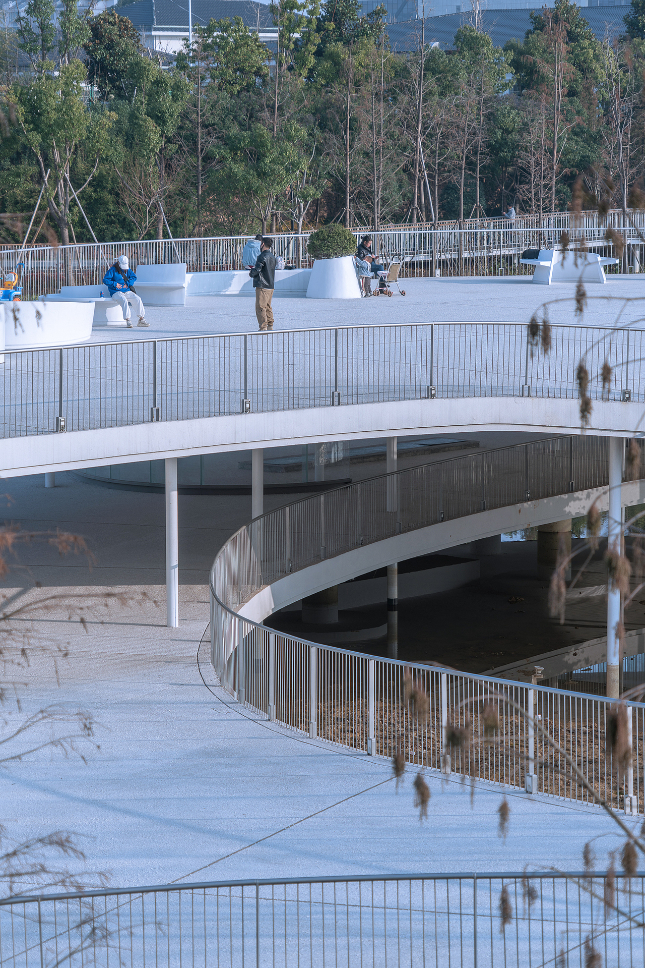 义乌横塘公园灯光设计案例拍摄