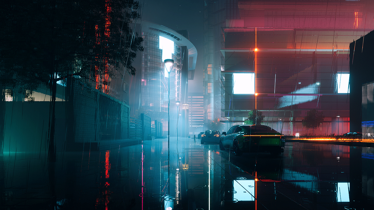 代号：CSC（DEMO）城市雨雾天气的游戏DEMO（图ZMzM5NTMyNzQ4） - 动画/影视 - 站酷设计师SchonArtist原创素材 - 站酷ZCOOL