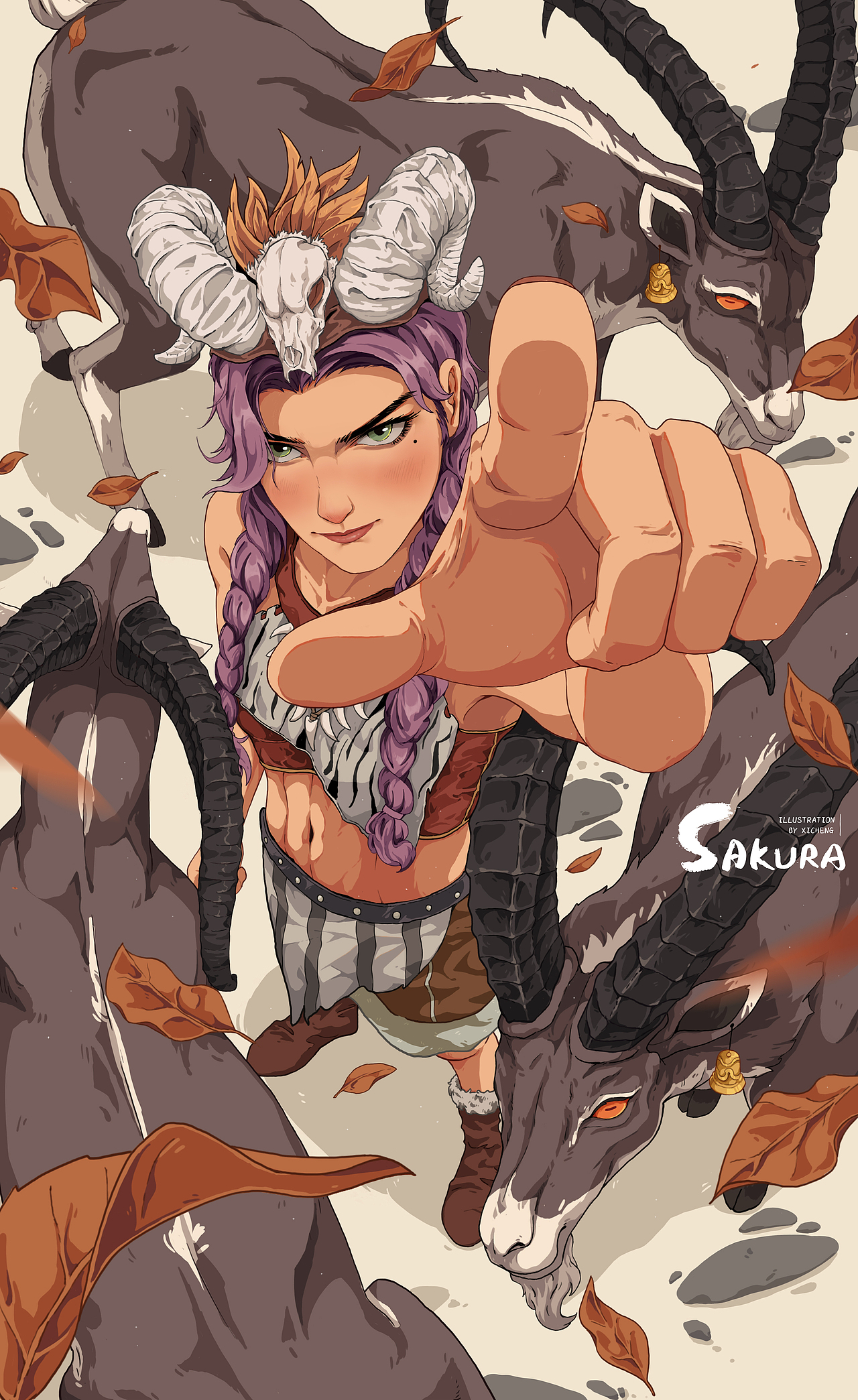 《森林之子》系列插画6p（图ZMzU5MzkwODg4） - 创作习作 - 站酷设计师西城Sakura原创素材 - 站酷ZCOOL