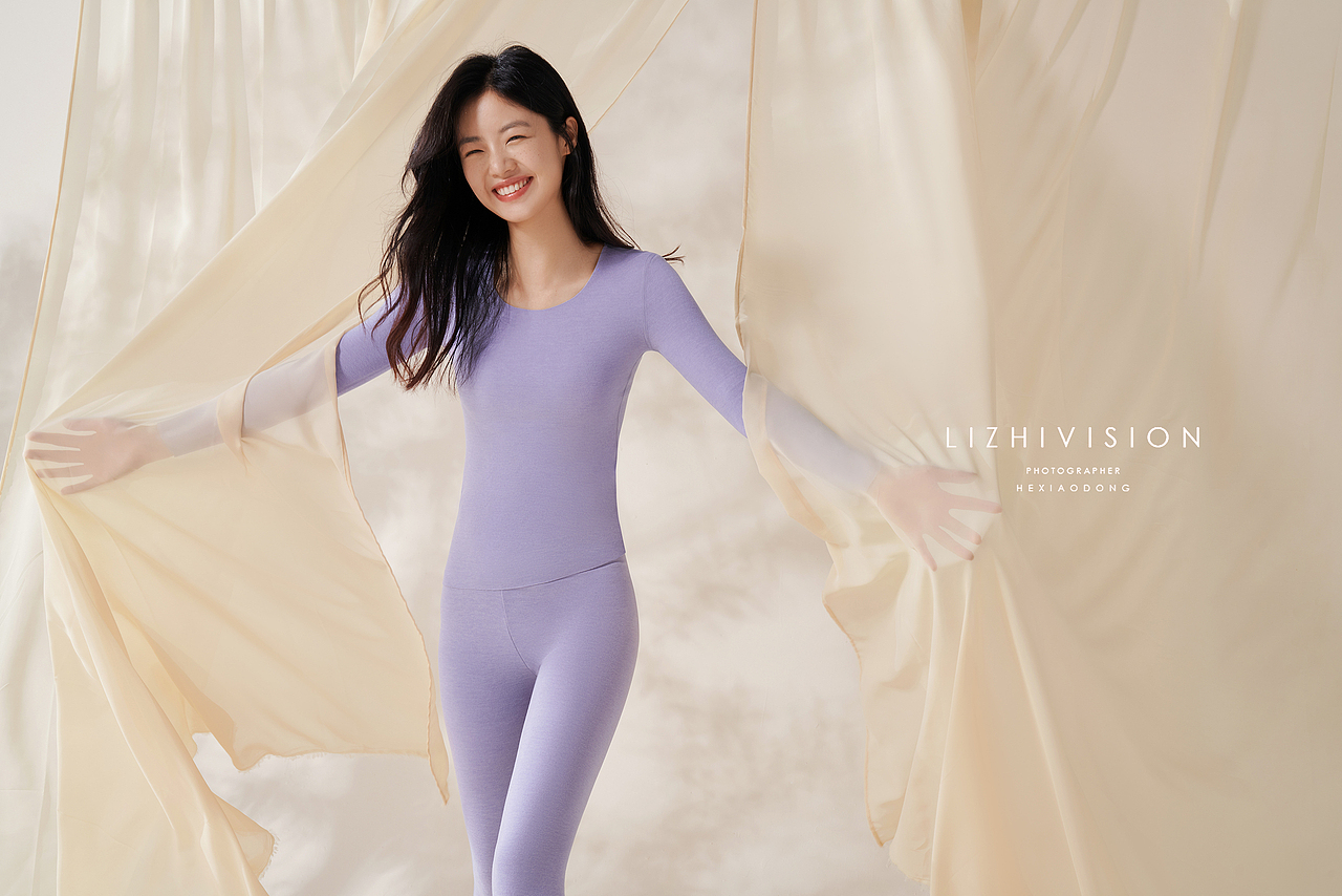 保暖内衣-形象片（图ZMzE3Nzk5ODA0） - 人像摄影 - 站酷设计师荔枝视觉原创素材 - 站酷ZCOOL