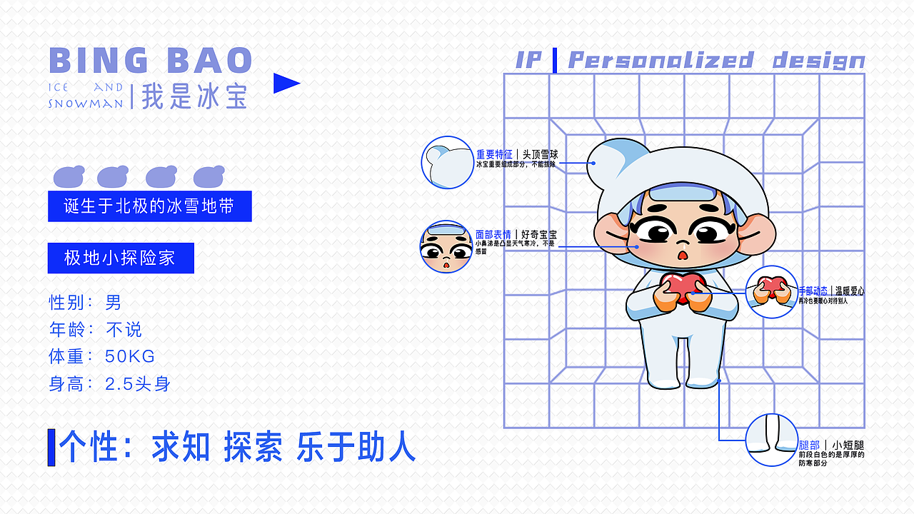 IP形象设计——冰宝（图ZMzA1MjMxODA0） - IP形象 - 站酷设计师肥斌在飞原创素材 - 站酷ZCOOL