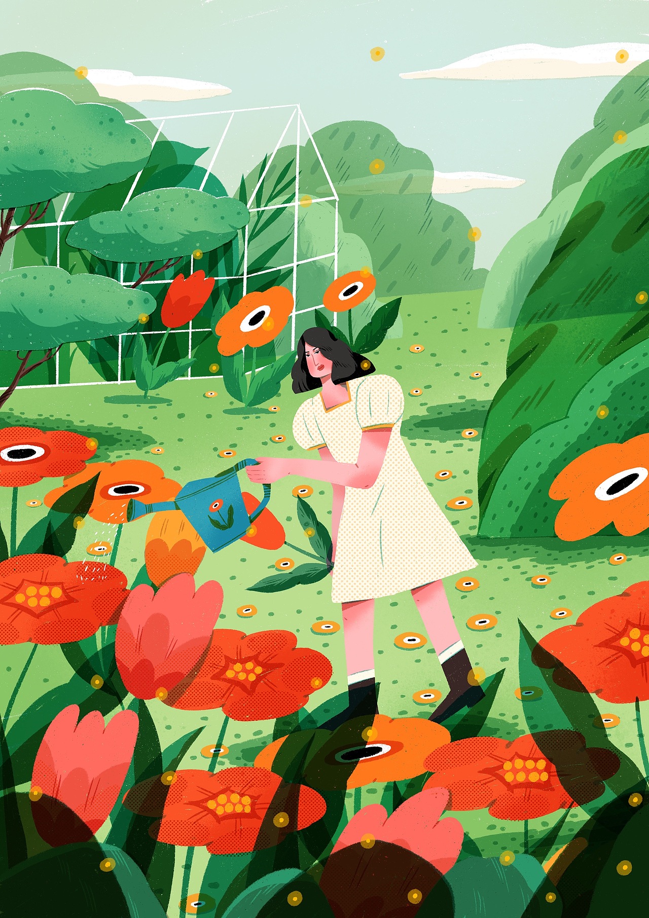 2023年-业余与插画-成长和生长（图ZMzYyMzAxODQ4） - 创作习作 - 站酷设计师业余的Sylvia原创素材 - 站酷ZCOOL