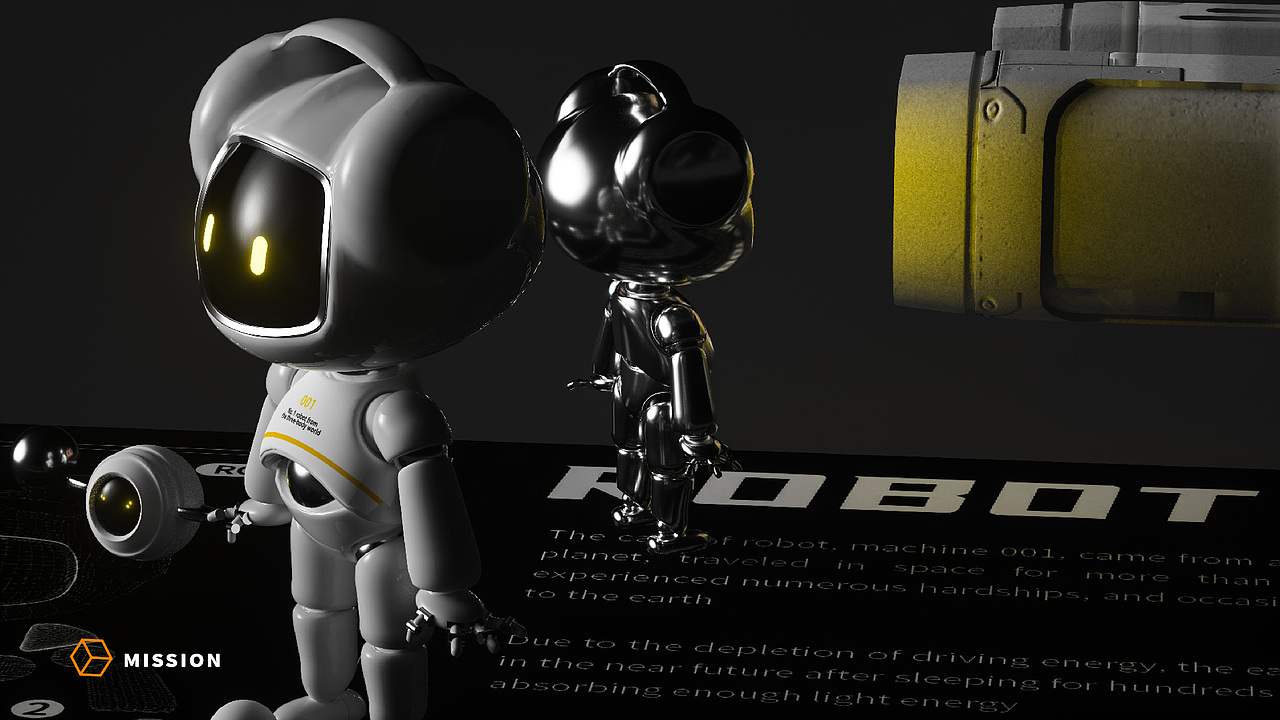 【星际旅行】C4D机械IP设定